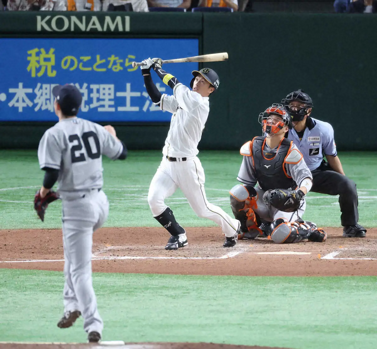 【画像・写真】阪神ついに戸郷を攻略！　近本が7回に逆転2ラン　戸郷との今季5度目の対決でついに初白星なるか