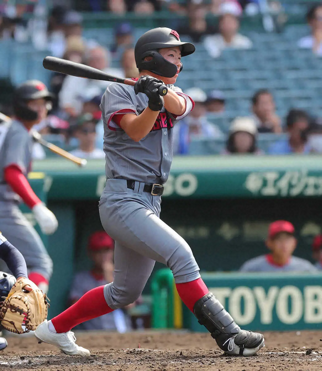【画像・写真】【甲子園】浜松開誠館　二刀流・広崎で初勝利！聖地に「怪物参上」2回1/3ピシャリ＆3安打1打点