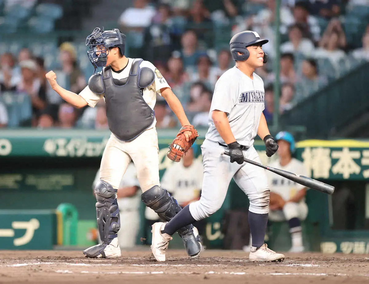 【画像・写真】【甲子園】文星芸大付「早とちり」はDNA？　黒崎、ドラフトで早まったOB真中満氏に「近づけて嬉しい」