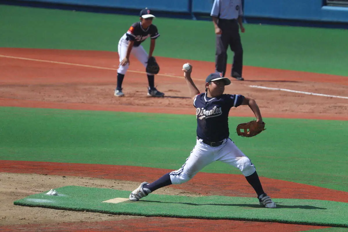 【画像・写真】巨人・阿部ヘッド長男・成真　2安打完封！不動パイレーツ初の決勝進出