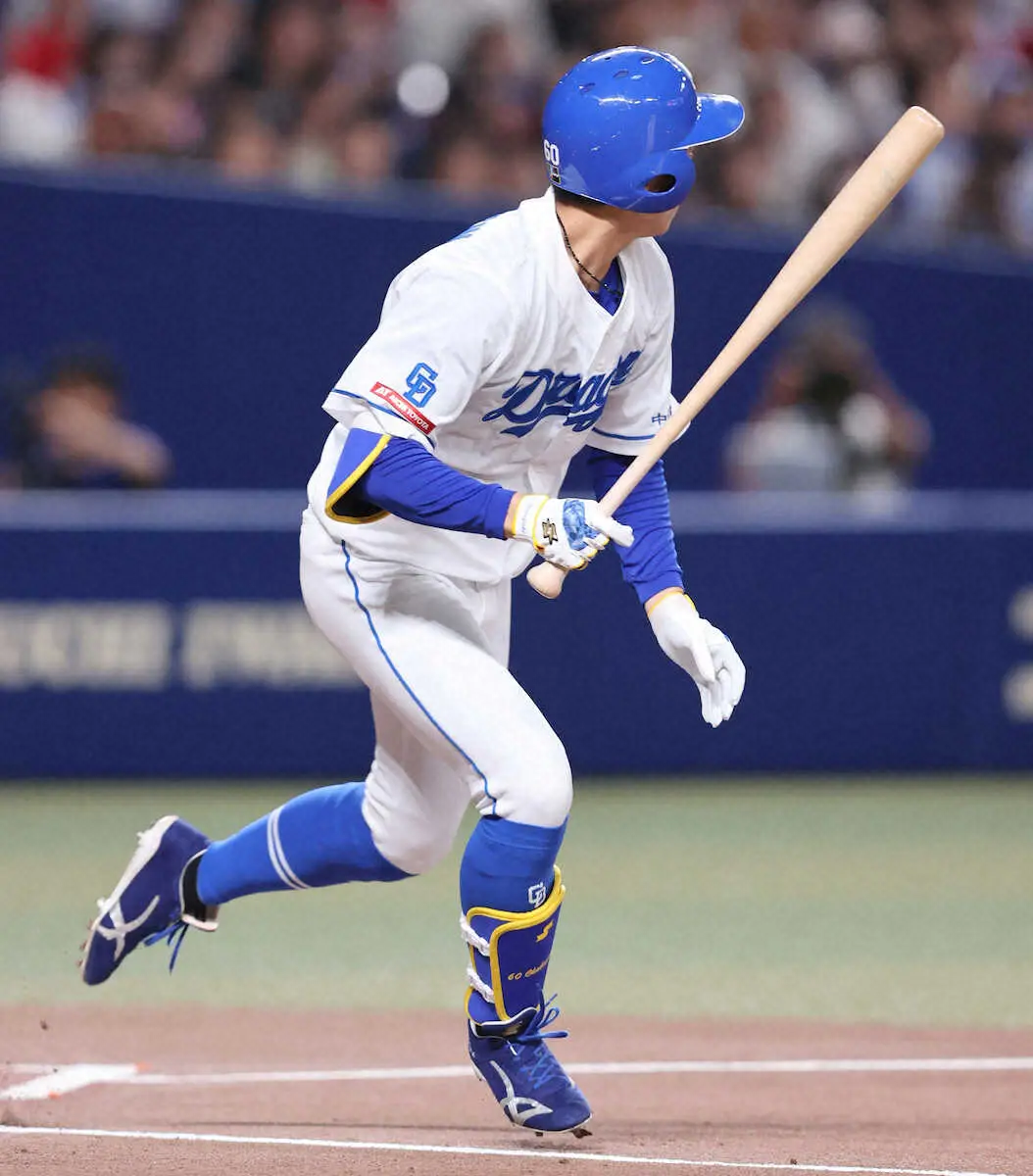 【画像・写真】中日・岡林　イチロー超える24試合連続安打　球団レジェンド記録にあと1