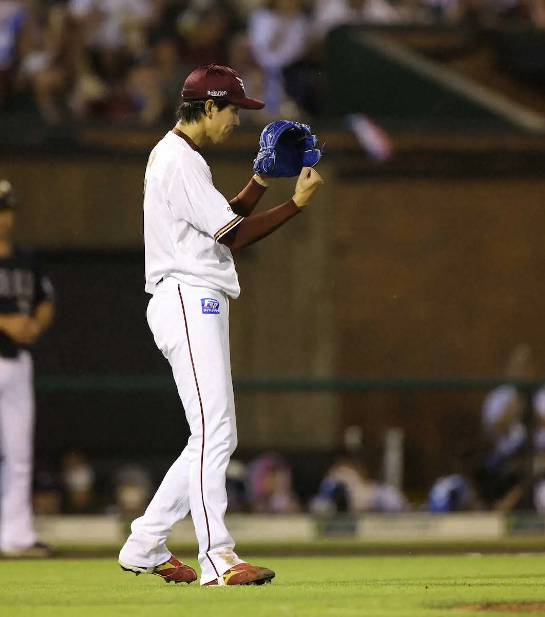 【画像・写真】楽天38歳・岸が今季チーム初完投となる球団最年長完封！首位オリ打線108球斬り　1時間45分遅れ何の
