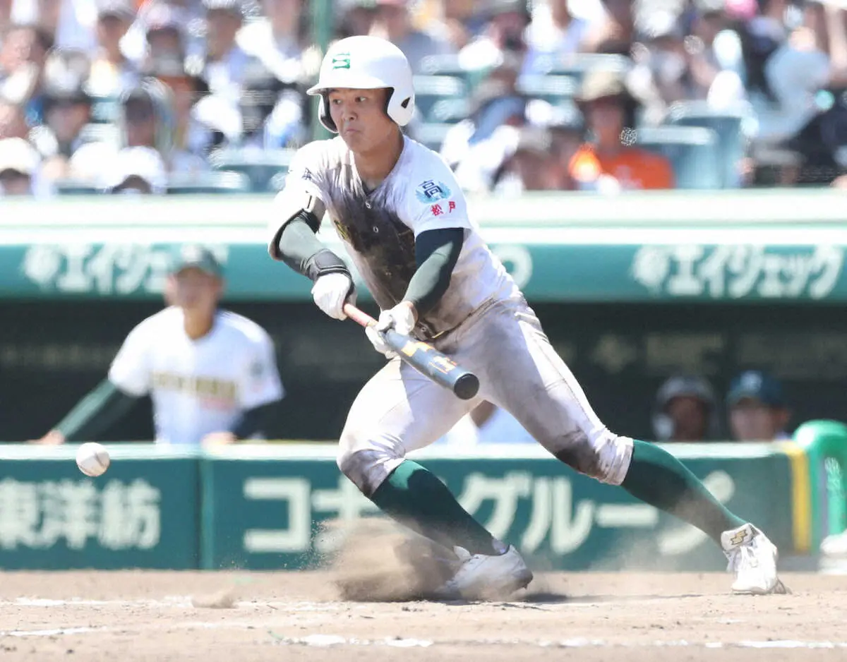 【画像・写真】【甲子園】専大松戸　初の3回戦進出　千葉大会わずか1試合登板の左腕・渡辺が先発抜てき応え、力投