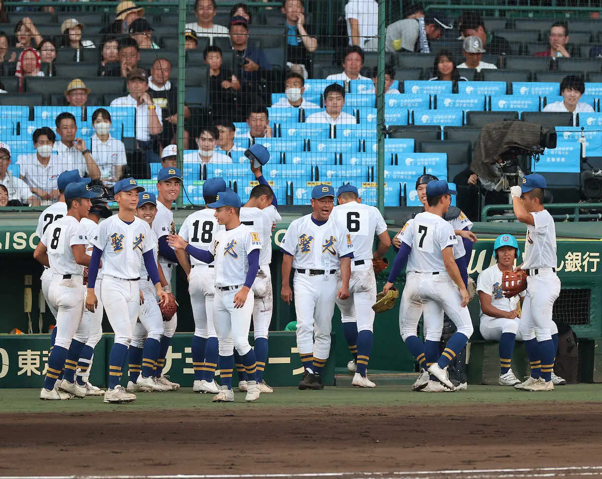 【画像・写真】【甲子園】聖光学院が号泣敗退…またも仙台育英の前に屈した　小さな左腕・小室朱生の力投届かず