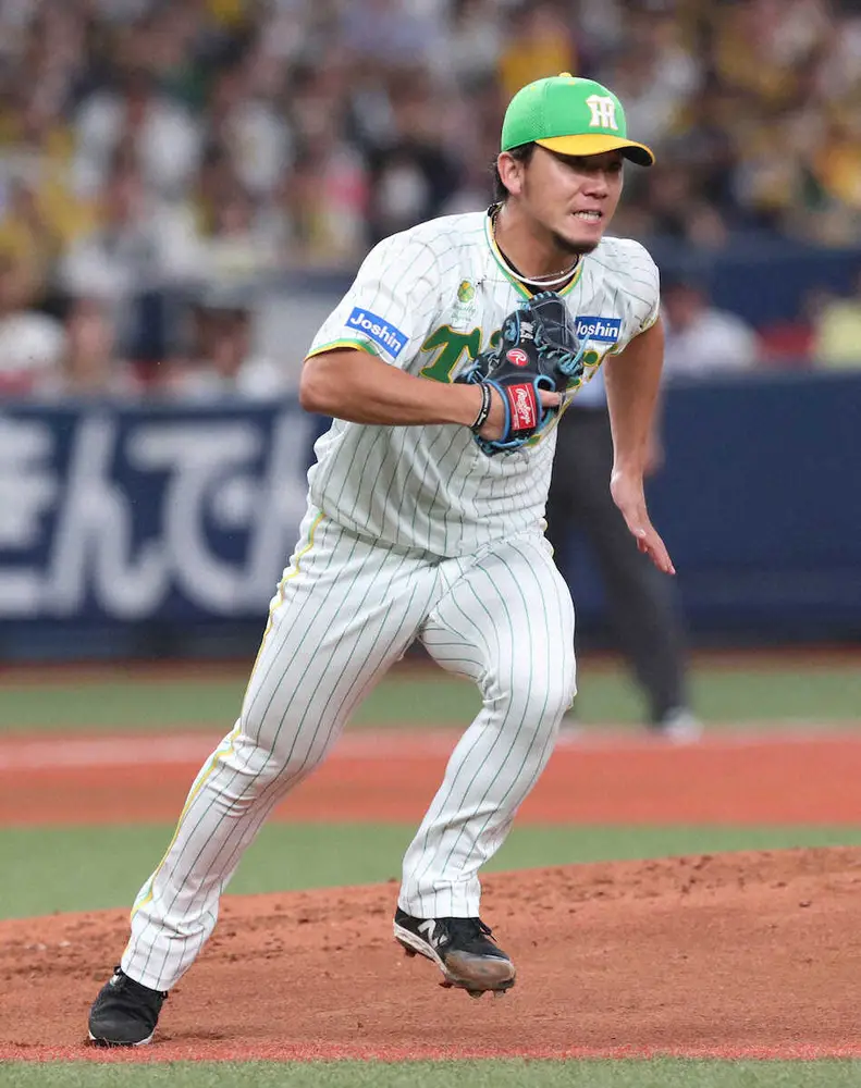 【画像・写真】阪神・伊藤将　5回3失点で今季2度目のQS未達も、7勝目の権利を手に