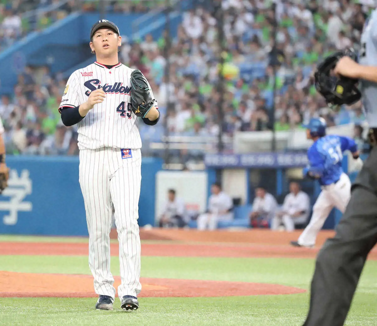 【画像・写真】ヤクルト勝ち頭・小沢が5回11安打8失点KO　初回から毎回失点、4発被弾も高津監督は続投指示