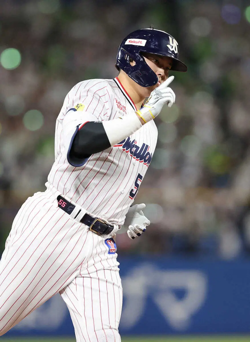 【画像・写真】ヤクルト・村上　先制23号ソロ！侍ジャパンの仲間・今永から一発
