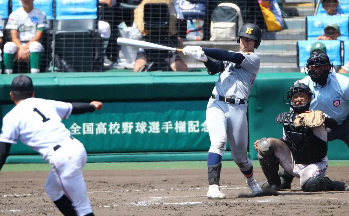【画像・写真】【甲子園】慶応・延末　「大好きだった」広陵から5打点　7歳まで広島で育つ