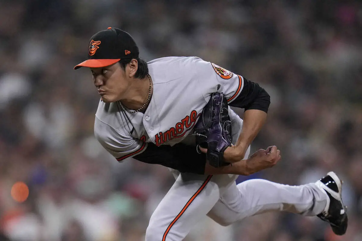 【画像・写真】オリオールズ・藤浪　ダルに感謝の3人斬り！9点ビハインドの6回から3番手登板