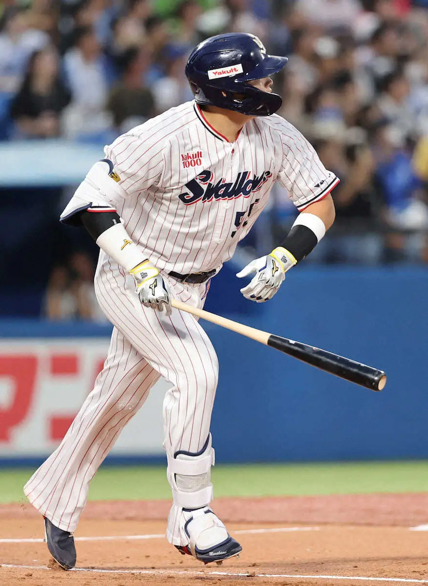 【画像・写真】ヤクルト・村上　球団通算8500号!同郷「WANIMA」来場で奮闘　今永から描いた「虹」は先制23号