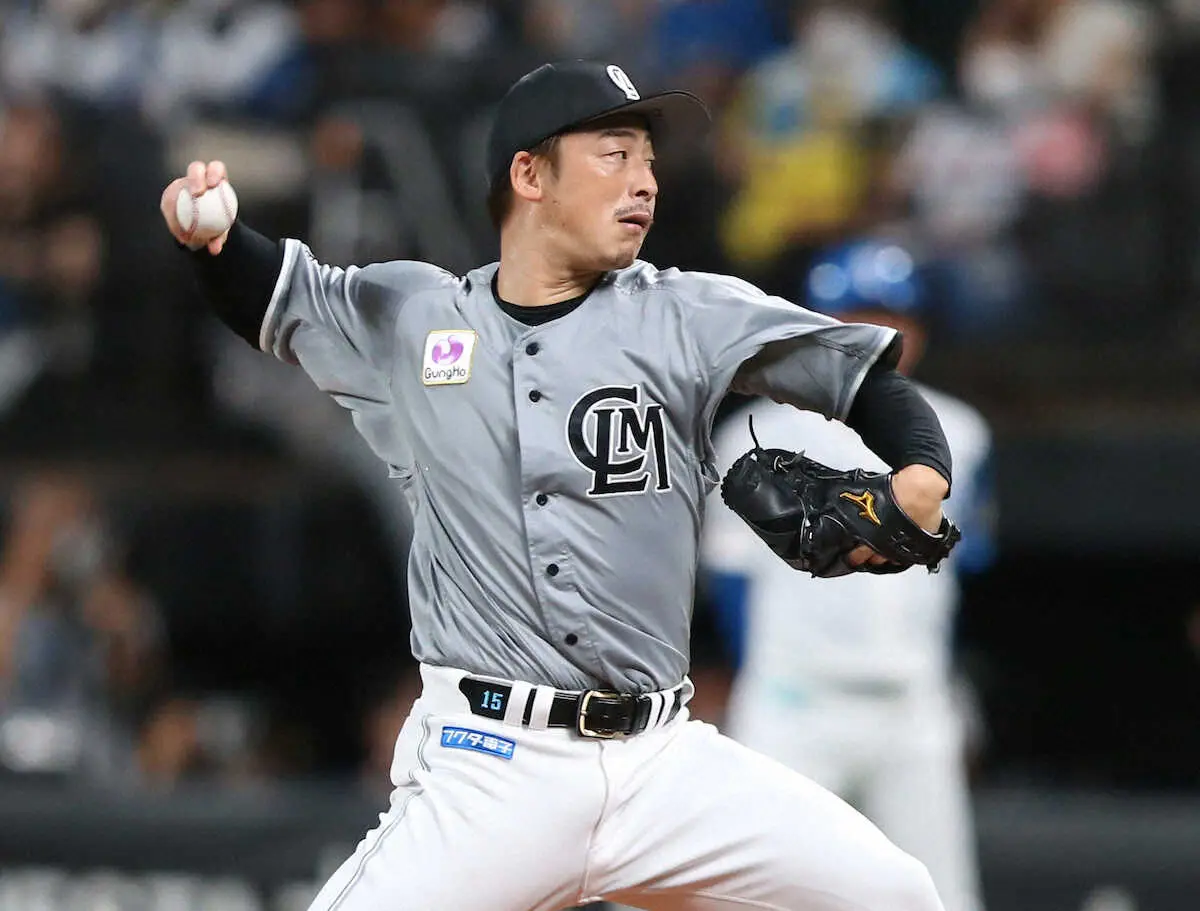 【画像・写真】ロッテ・美馬がプロ通算1000奪三振！初回に決めた　プロ野球史上155人目