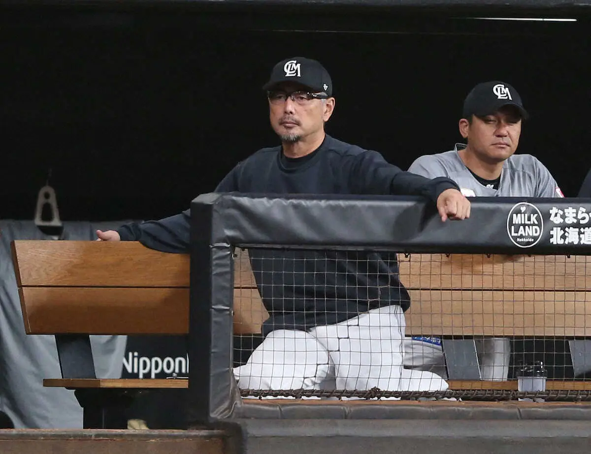 【画像・写真】ロッテ・吉井監督　勝負“決した”6回の美馬の失点「投げさせたのは自分なので、こちら側の責任」