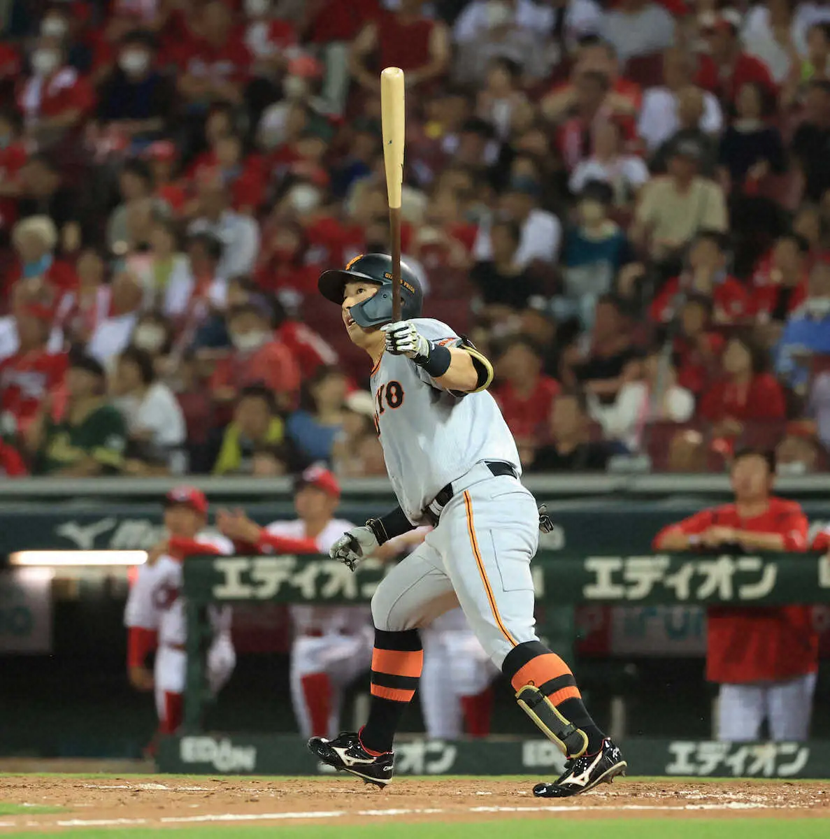 【画像・写真】巨人“鬼門”マツダで逆転勝利！岡本和9回V打で連勝、貯金1　浅野が高卒新人球団7人目の待望プロ1号