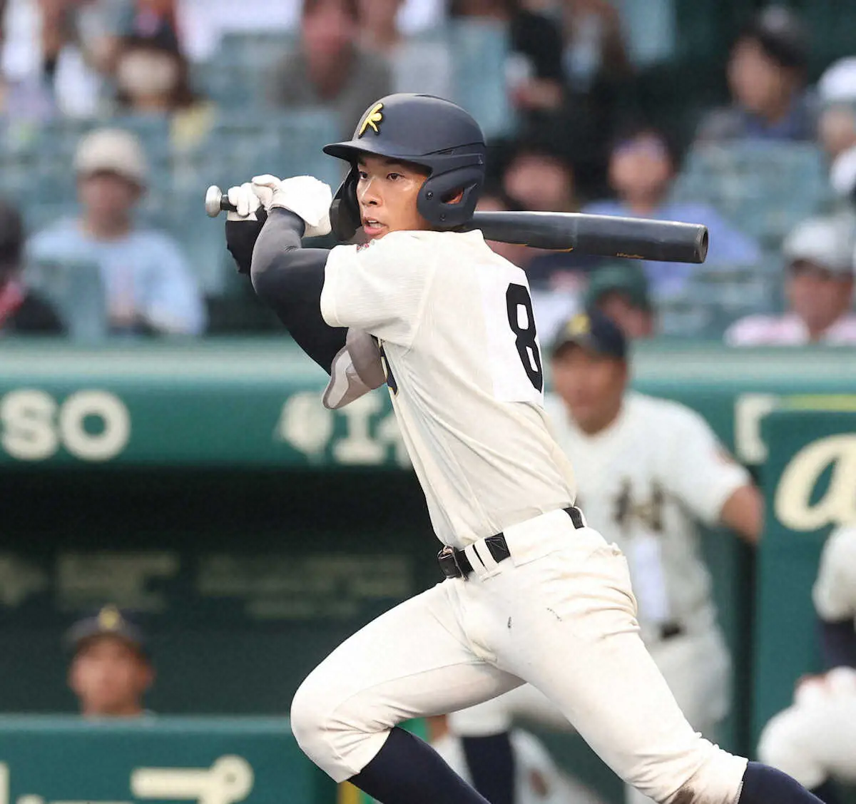 【画像・写真】【甲子園】神村学園　全国200人“珍名”上川床が7打席連続出塁マーク！前戦から5安打＆2四球