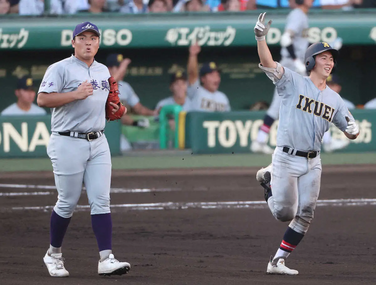 【画像・写真】【甲子園】仙台育英・須江監督「チームが一つになってきた」　花巻東の9回猛反撃に感謝「大きな経験」