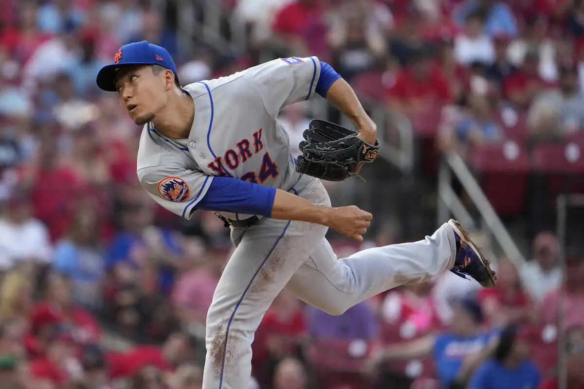 【画像・写真】メッツ千賀　7回1失点で10勝目！ノーヒッター石川から“ゲキ”マエケン以来のメジャー1年目2桁勝利