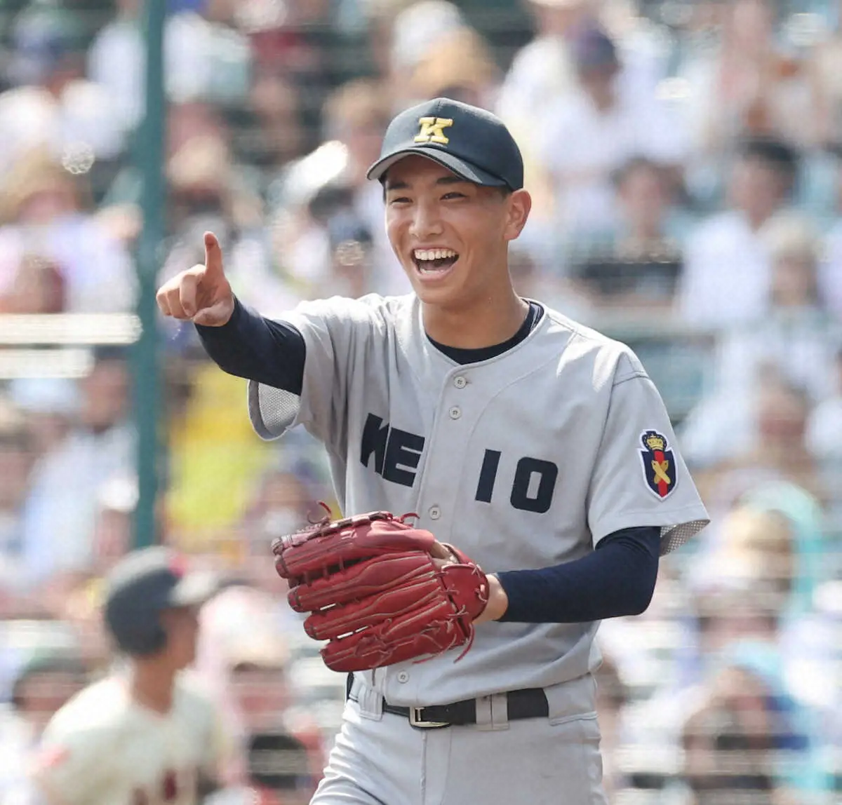 【画像・写真】【甲子園】慶応・小宅「ラッキーボーイ。気を付けないと」仙台育英の警戒打者は同じ2年生の…