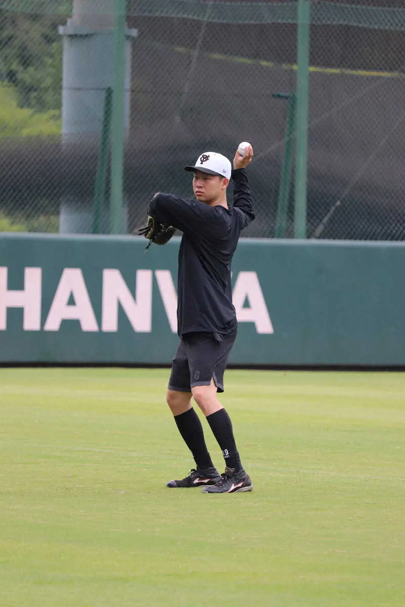【画像・写真】巨人・山崎伊　自然体で2桁勝利へ　今日［ヤク］戦先発「勝ちにつながる投球を」