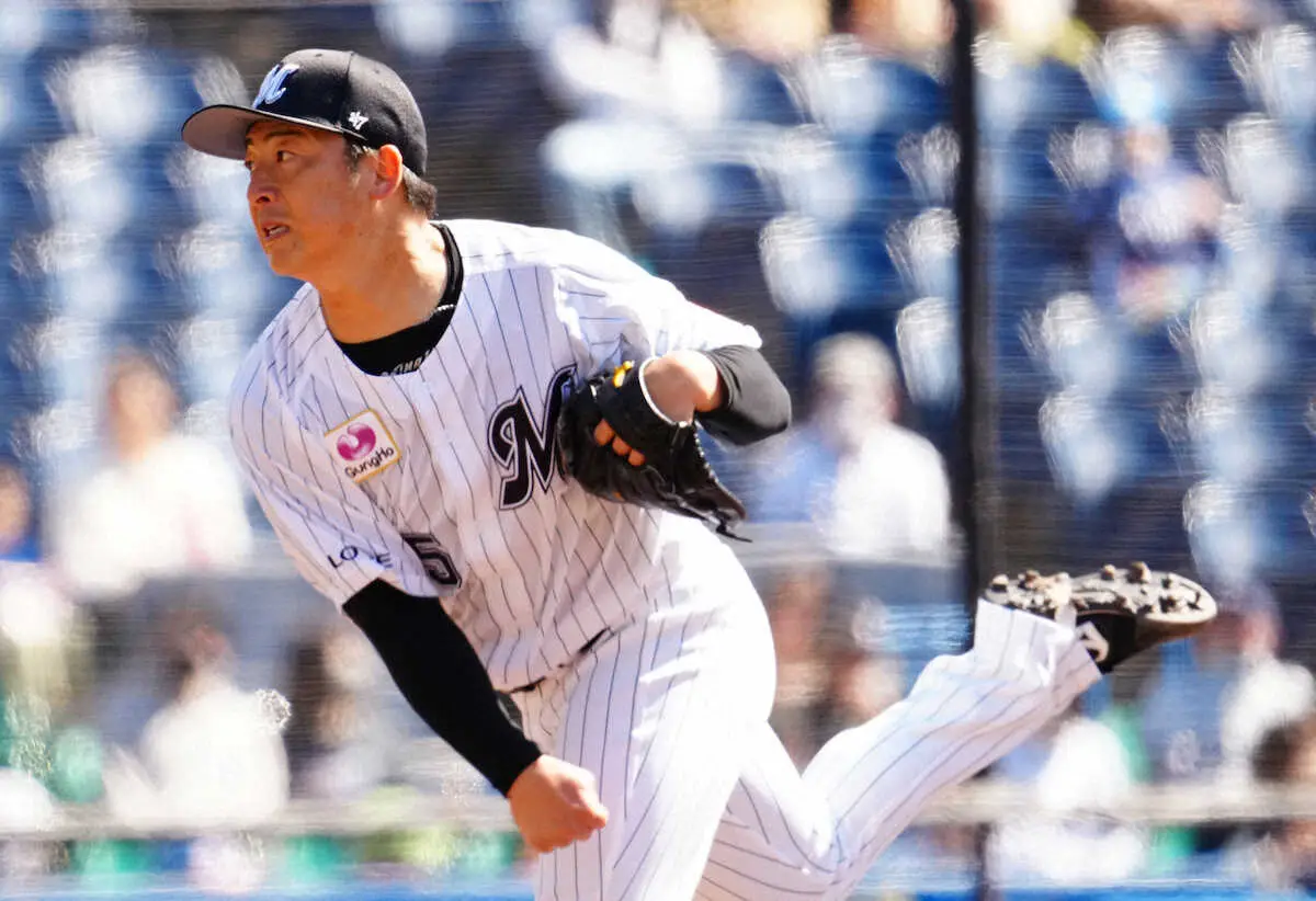 【画像・写真】ロッテ・美馬　24日ソフトバンク戦に先発「チームの勝利のため、全力を尽くす」