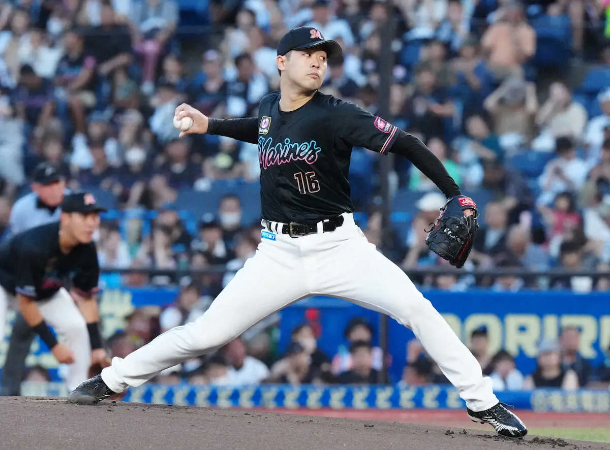 【画像・写真】ロッテ・種市　25日オリックス戦先発「チームの勝利に貢献できるように」