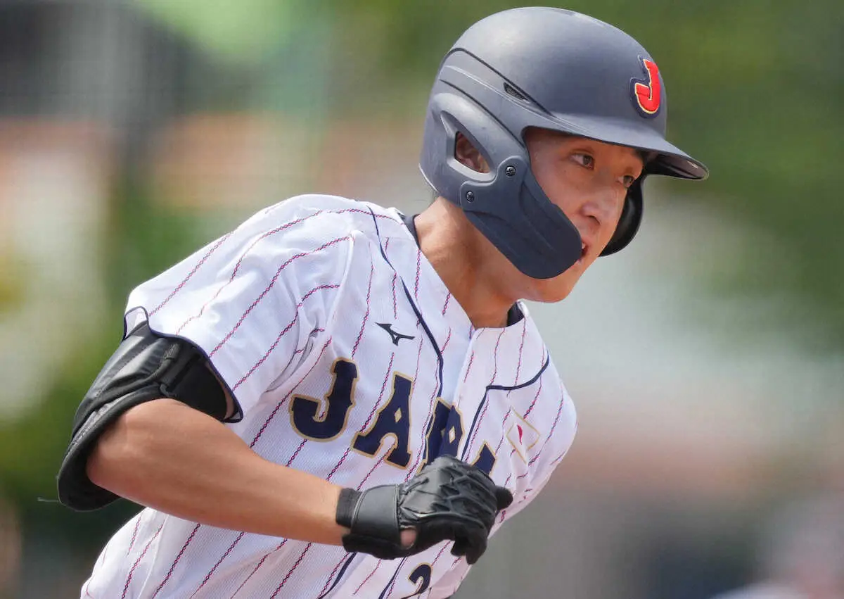 【画像・写真】U18高校日本代表　夏の甲子園準優勝の仙台育英からは3人がプレー　橋本はスタメン出場で安打も