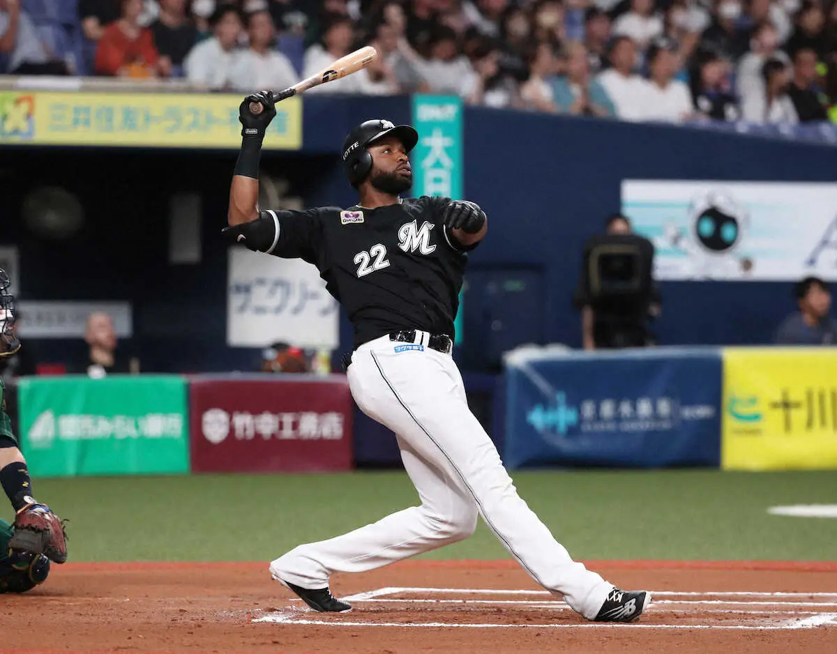 【画像・写真】ロッテ踏ん張れ！ポランコが2連連続特大20号ソロで追い上げ…右翼5階席まで飛ばした