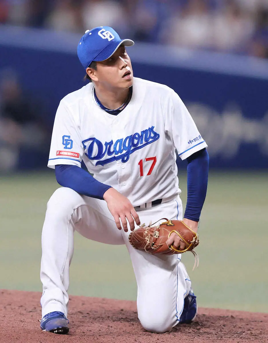 【画像・写真】“セ界一不運な男”中日・柳　7回1失点も勝利投手の権利なし　直近34回1/3で援護点わずか1点