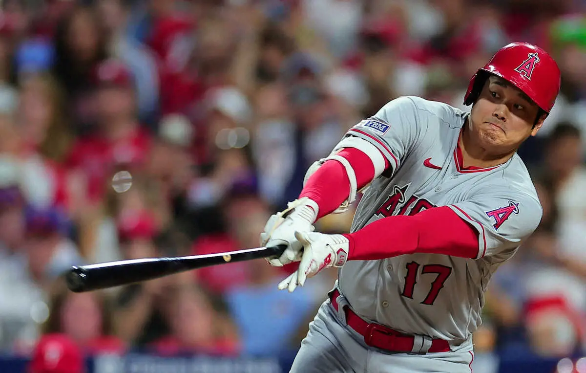 【画像・写真】エンゼルス・大谷翔平が38度目マルチ安打　第3打席で右前適時打放ちトップに4差の93打点目