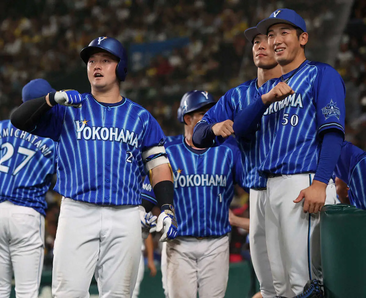 【画像・写真】DeNAあきらめん　牧だ！2試合連続の24号3ラン「まさか本塁打になるとは」S村上に並ぶリーグ2位