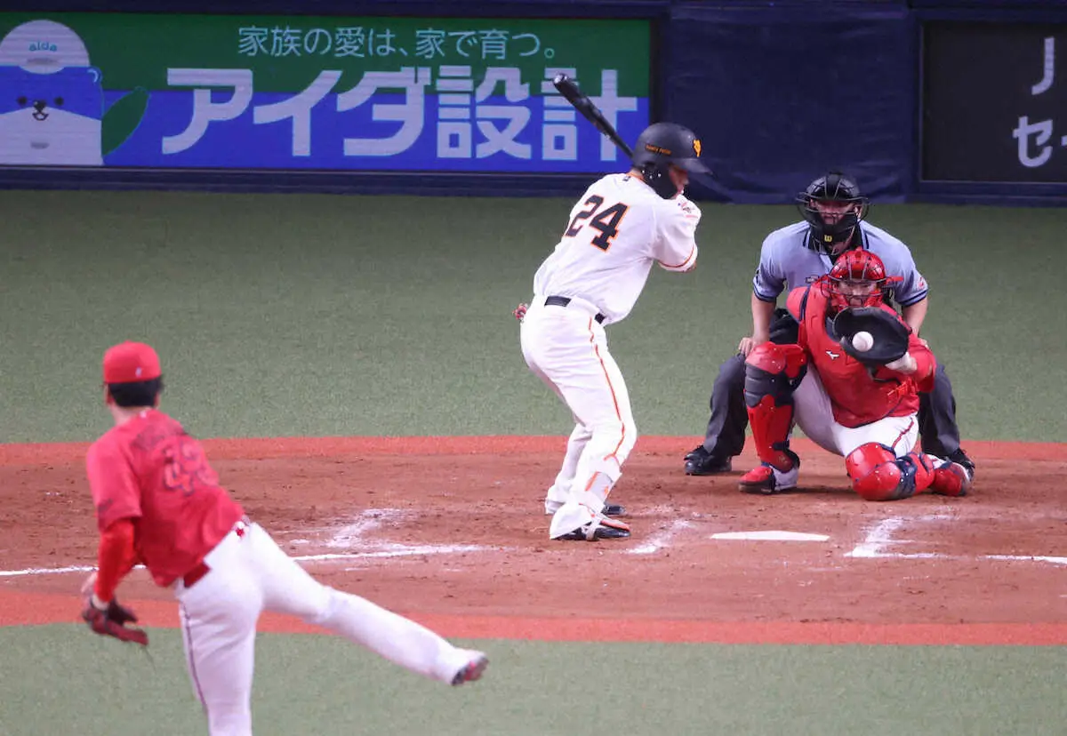 【画像・写真】巨人が借金生活に逆戻り　岡田のプロ初アーチも反撃遅く　CS圏の3位DeNAと2.5ゲーム差に広がる