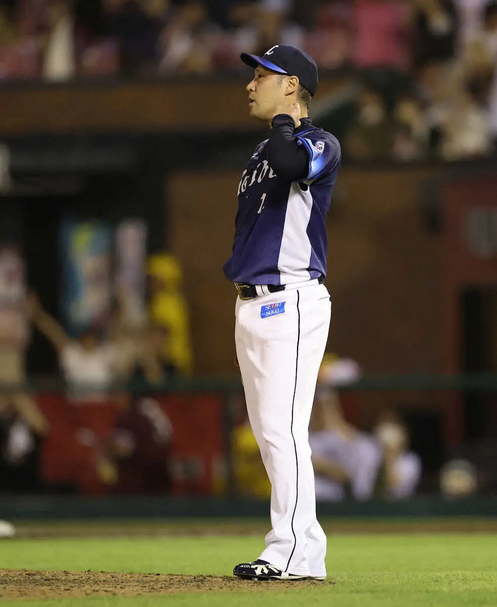 【画像・写真】西武の守護神・増田が大誤算…9回被弾で今季7度目のサヨナラ負け　松井監督は配置転換も示唆