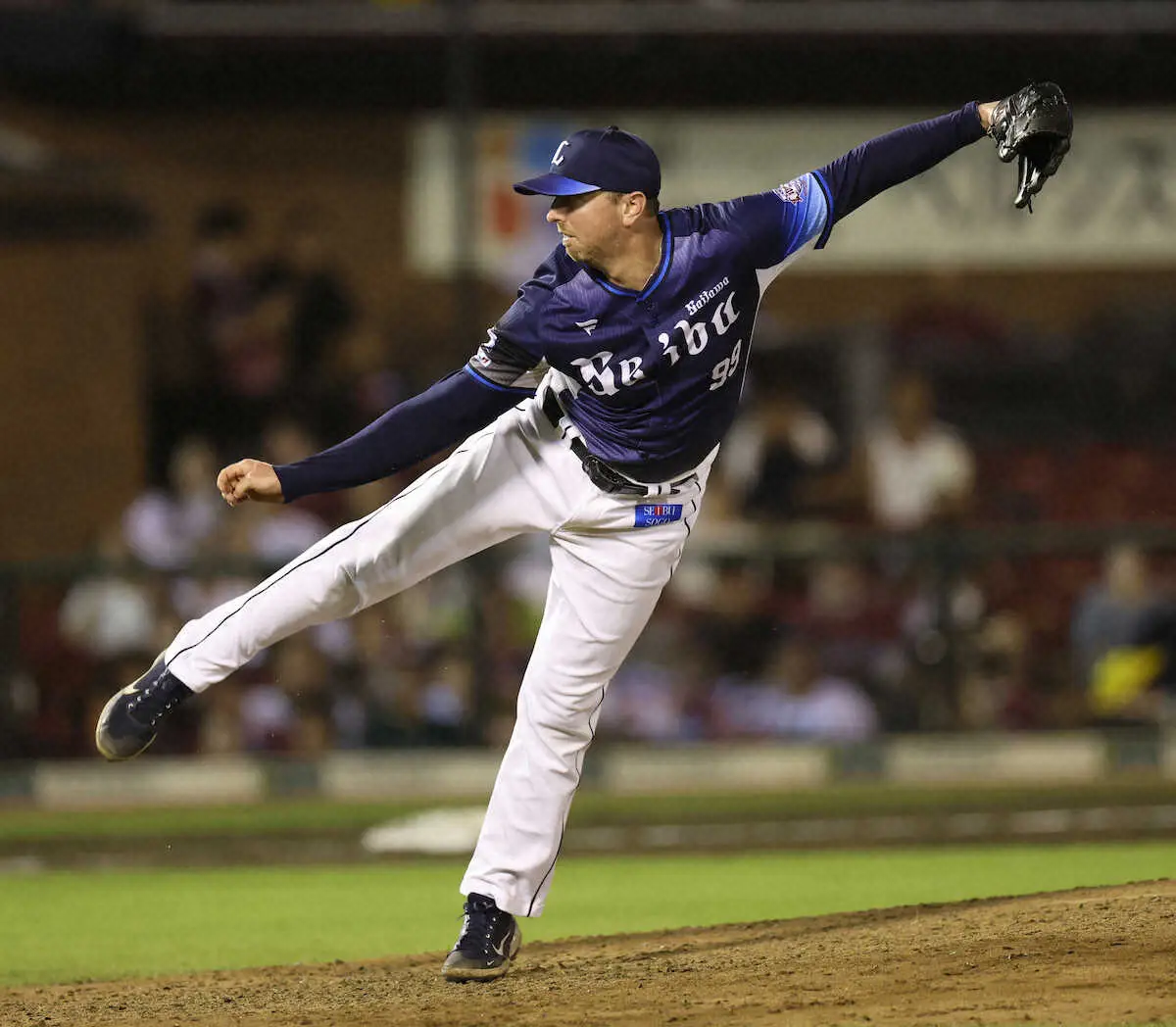 【画像・写真】西武・新助っ人クリスキー“守護神代役”で移籍後初セーブ「貢献できたことがうれしい」