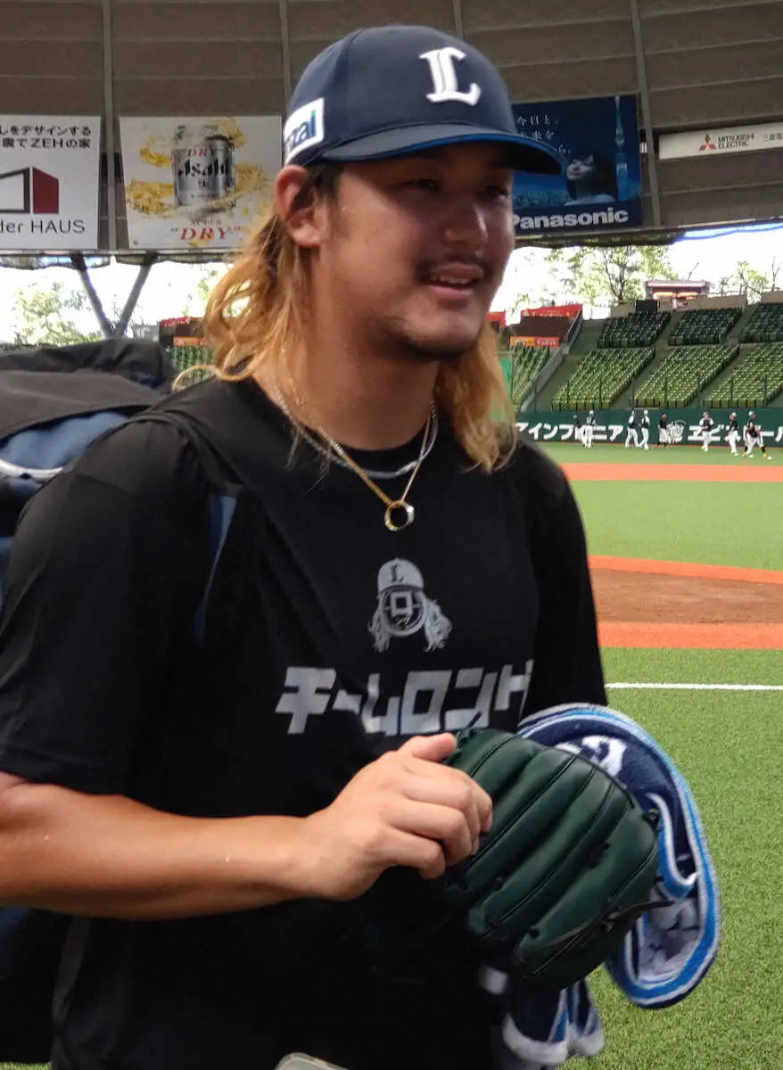 【画像・写真】西武・高橋発案の「チームロンゲ」グッズ発売「この日を待ってました」