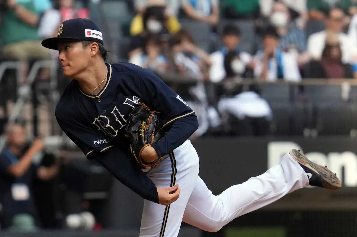 【画像・写真】オリ山本由伸が好投！まるで「鬼」…5回無死一、二塁ピンチで2者連続三振＆二ゴロ