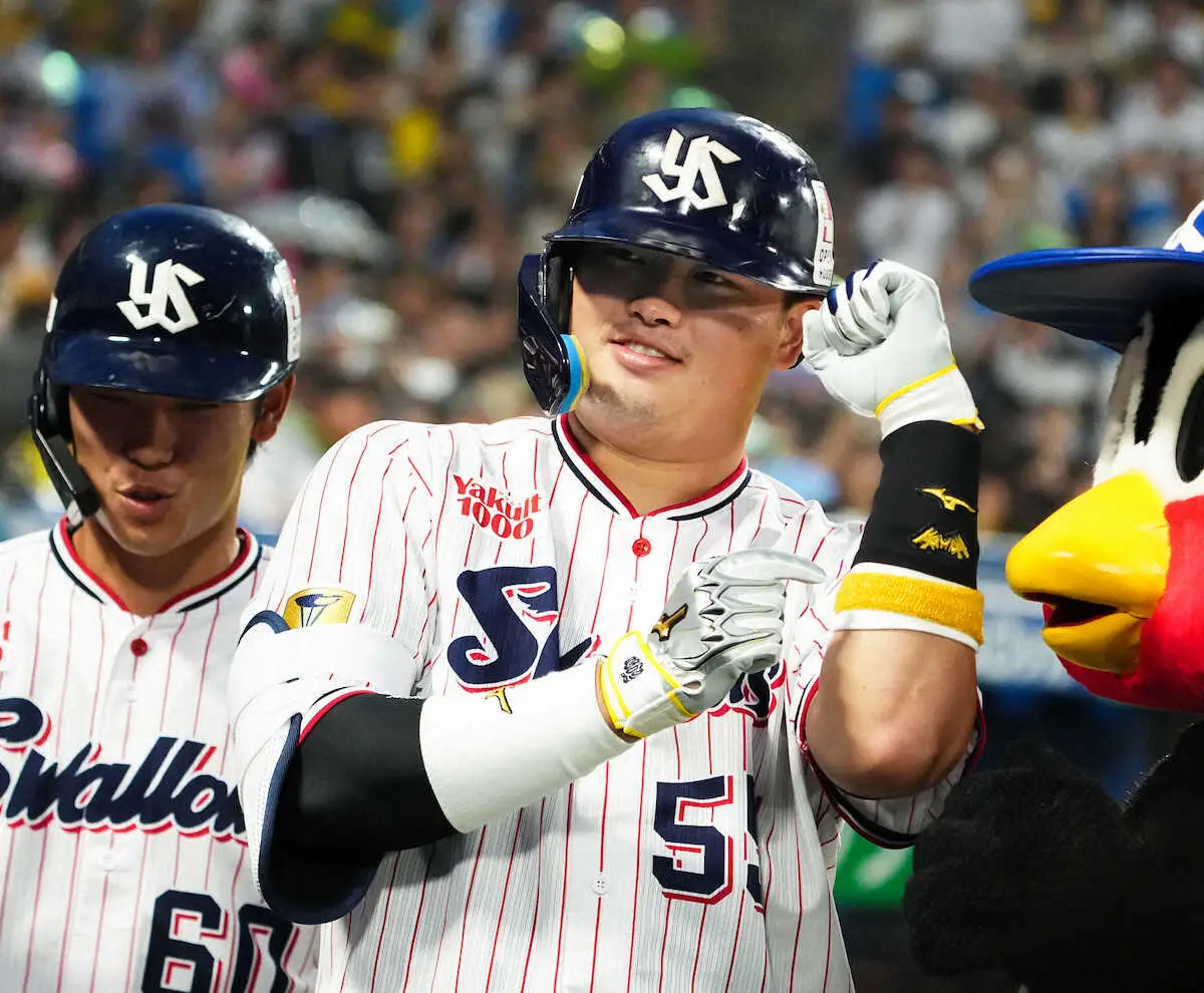 【画像・写真】ヤクルト村上特大25号2ラン　体調不良から復帰後初HR　青柳から投手別最多9本目