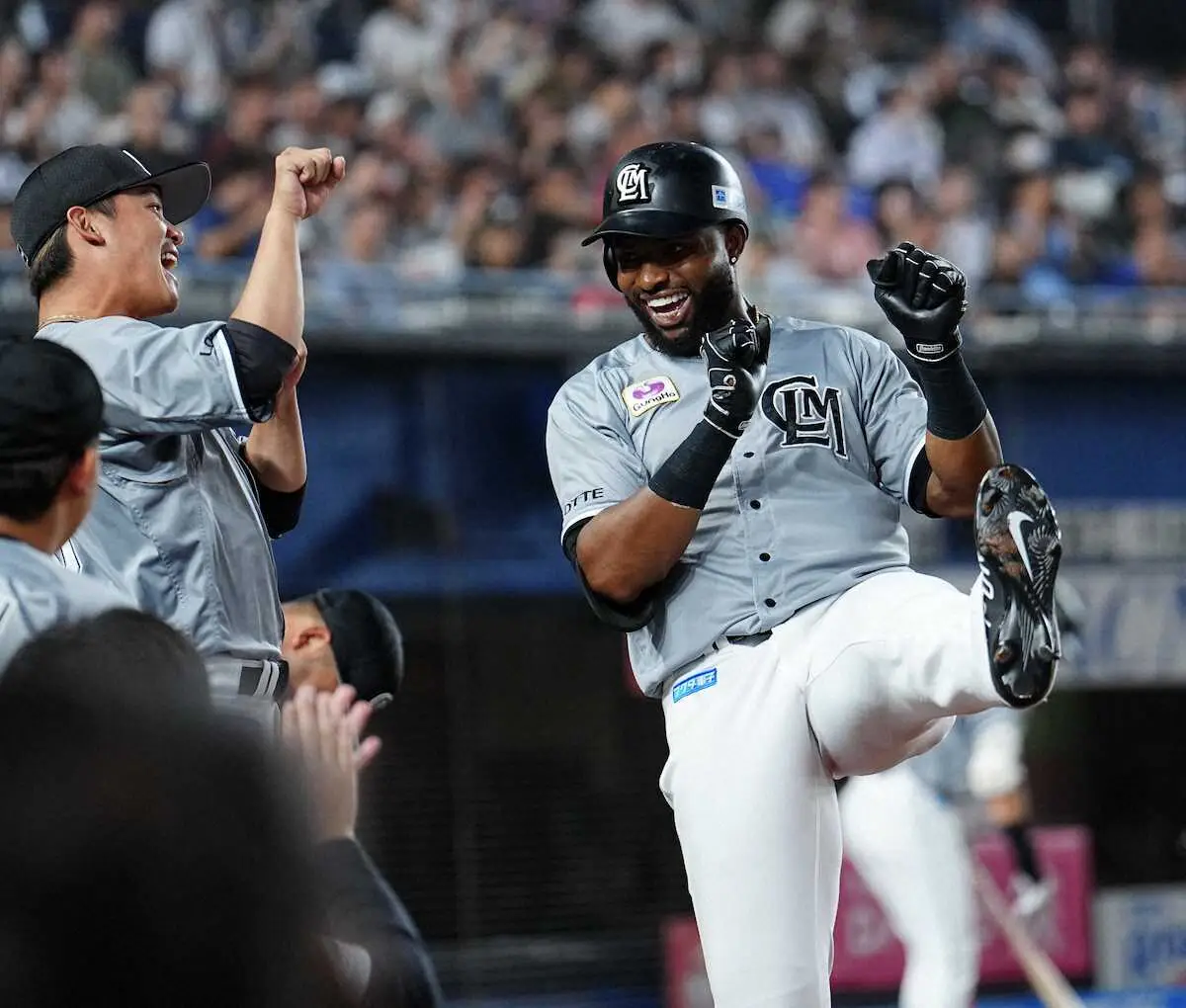 【画像・写真】ロッテ・ポランコ、2戦連発！マー君から先制弾「感じよく打てたわ」