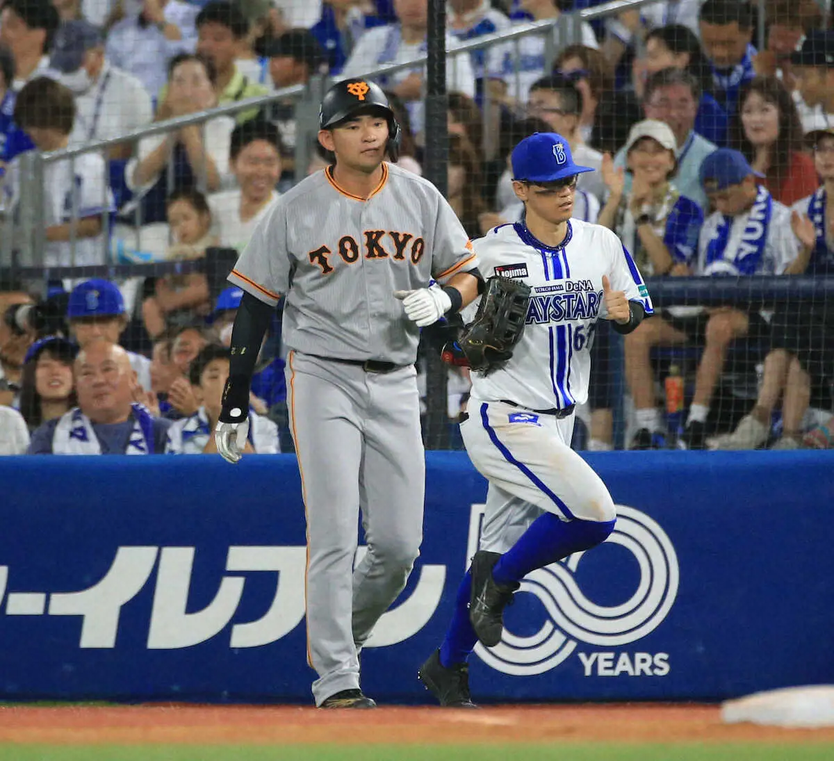 【画像・写真】巨人　慶大出身のドラ2萩尾　得点圏で3カ月ぶり1軍打席も三ゴロ　プロ初打点ならず