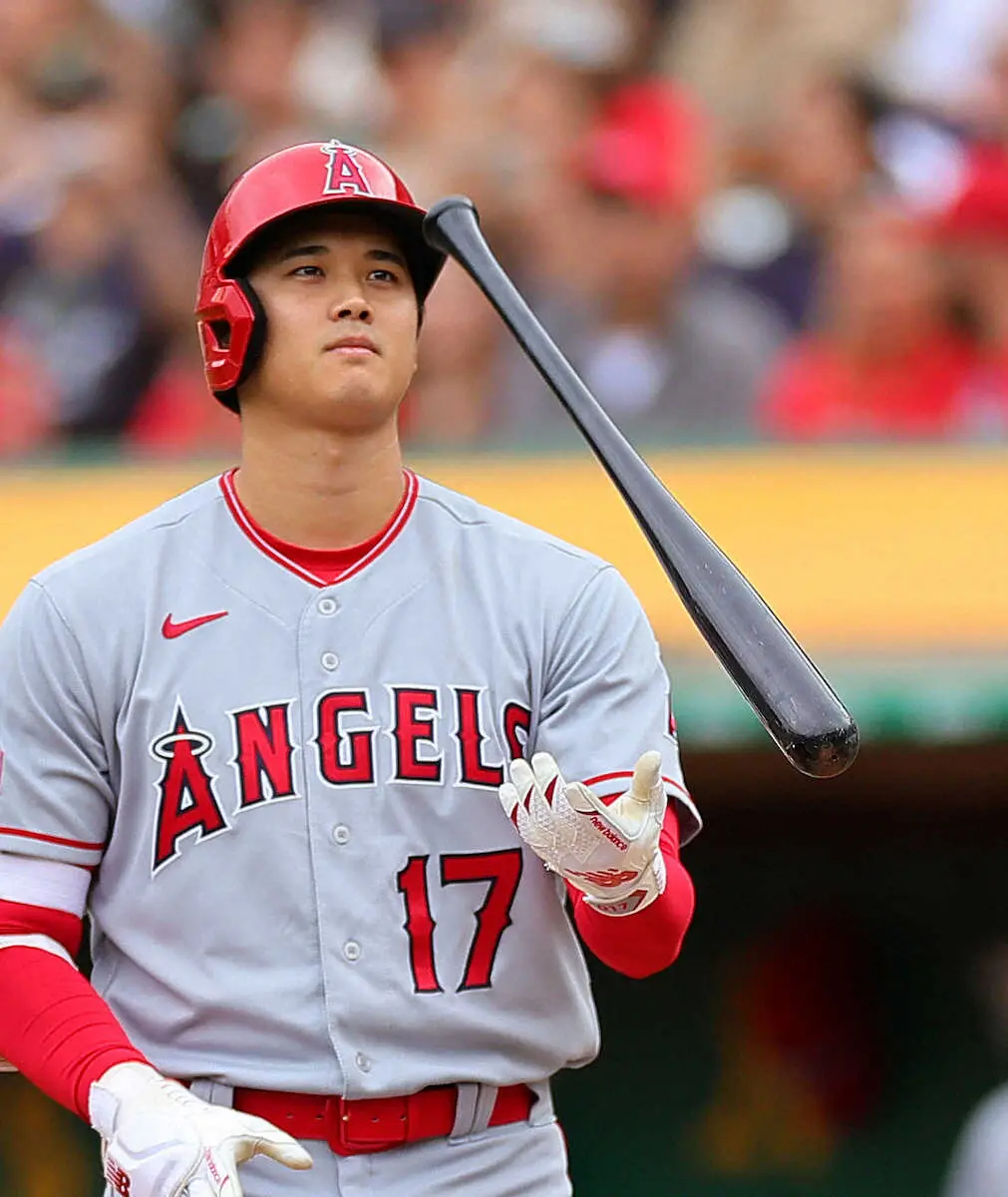 【画像・写真】大谷翔平、不発もロベルトと9本差キープ　ジャッジが猛追、15戦9発の量産モード　