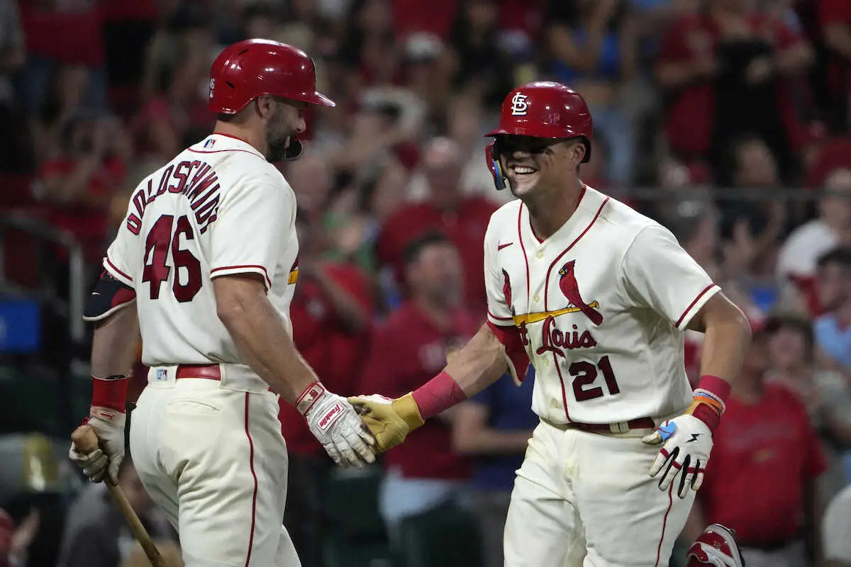 【画像・写真】カージナルス・ヌートバー　負傷から復帰後初アーチ13号