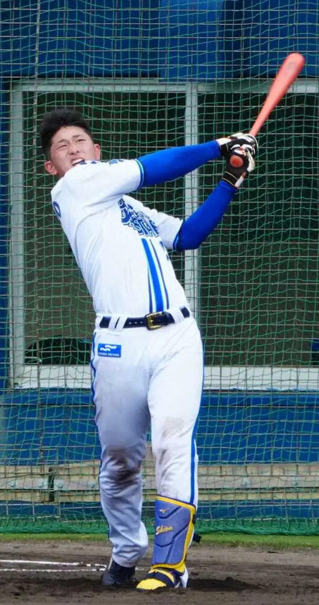 【画像・写真】DeNA　ドラ1松尾が2軍ヤクルト戦でサイクル安打達成！　最後は一発で決めた　リーグ史上12人目