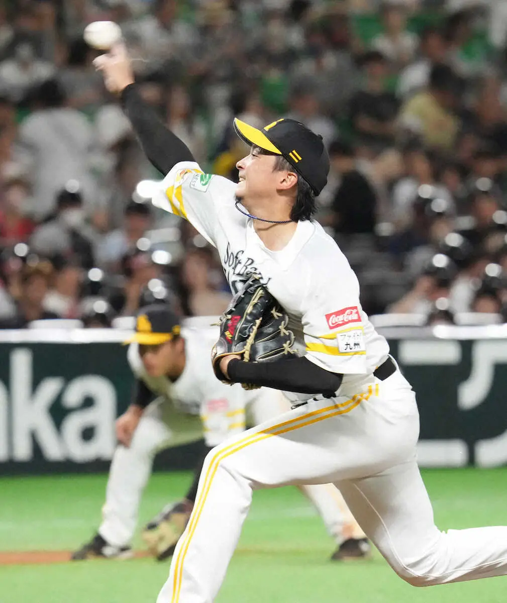 【画像・写真】ソフトB・東浜　「崖っ縁の思い」で約3カ月ぶり6勝目　「悔しい思いを持ちながら過ごす日が長かった」