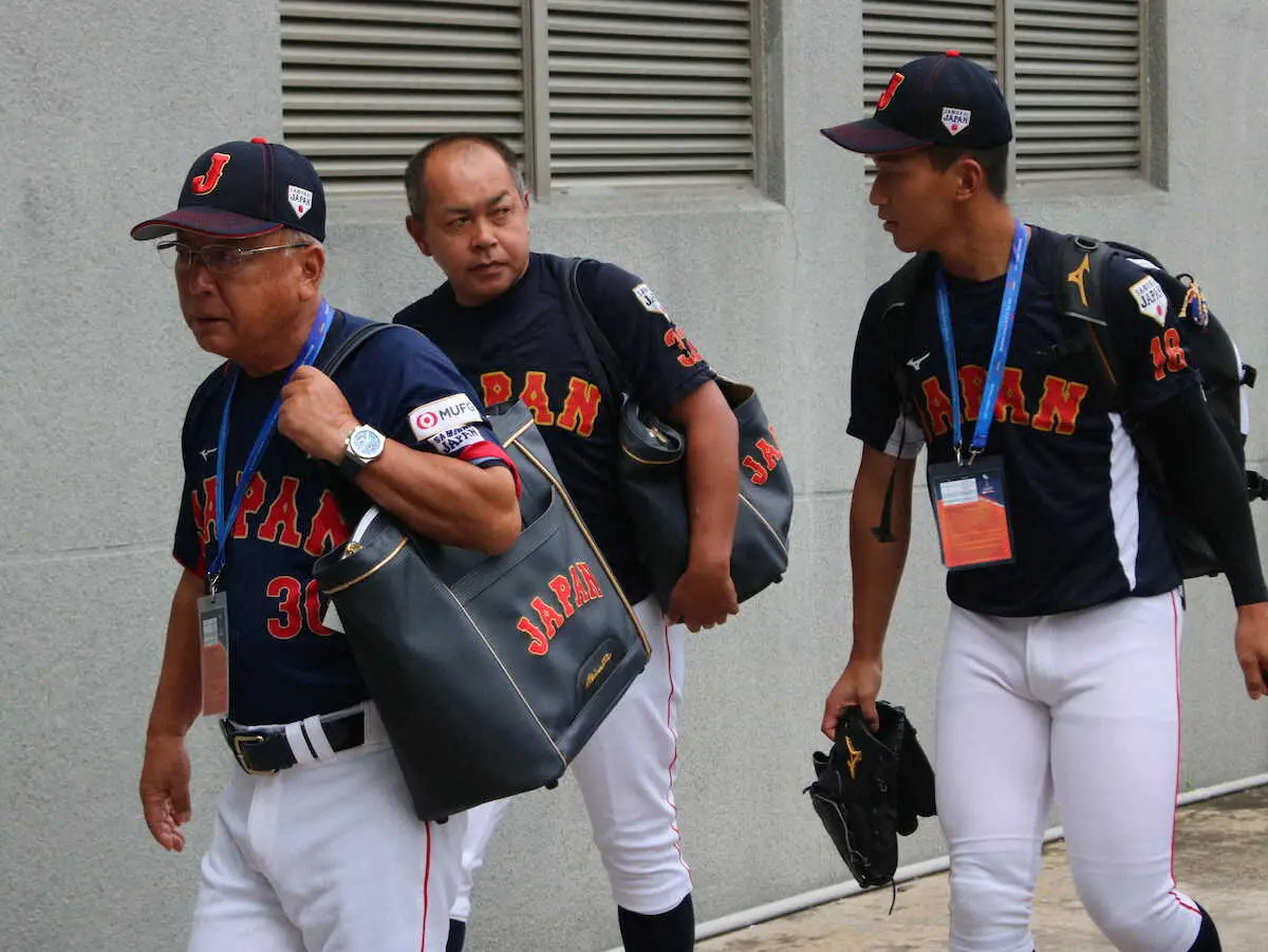 【画像・写真】U18日本代表・馬淵監督　台湾との「決勝前哨戦」へ必勝誓う「負けてもいいと思ってやったら…」