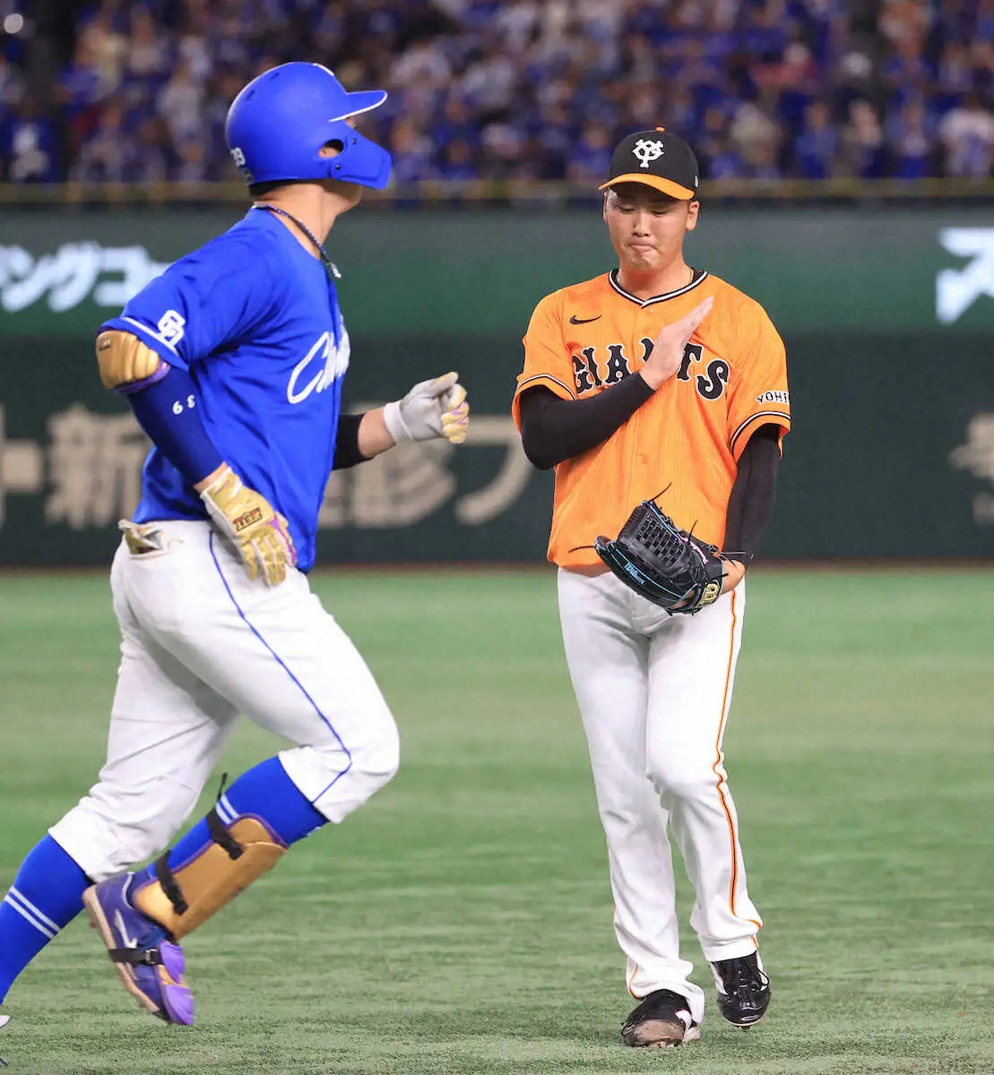 【画像・写真】巨人新人・船迫が気迫の18球　菅野アクシデントで緊急登板　カリステ＆細川の3、4番を連続三振に
