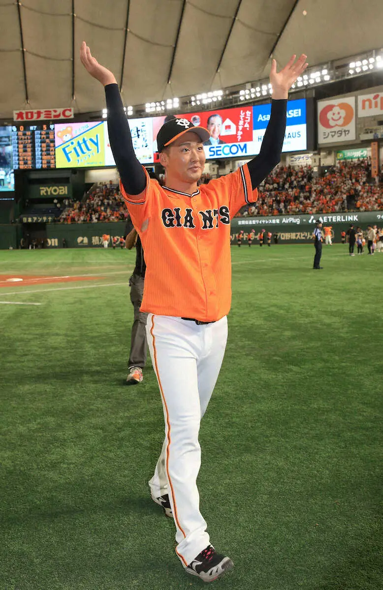 【画像・写真】巨人ドラ5新人・船迫「菅野さんの勝ちを絶対に消しちゃいけないと思って死ぬ気で投げました」