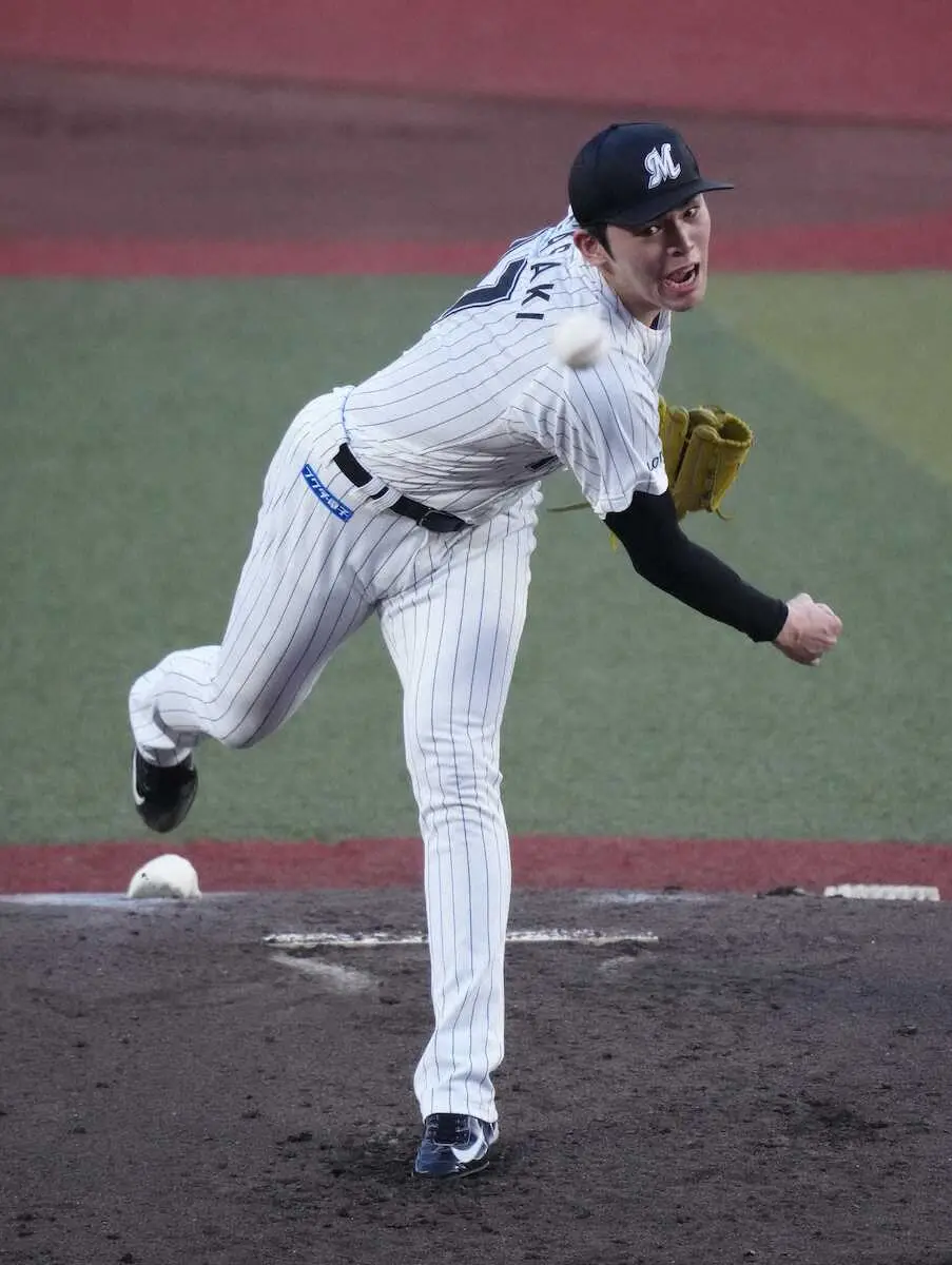 【画像・写真】ロッテ佐々木朗希が48日ぶり復帰登板　初回いきなり最速161キロマーク！本拠どよめきも1失点