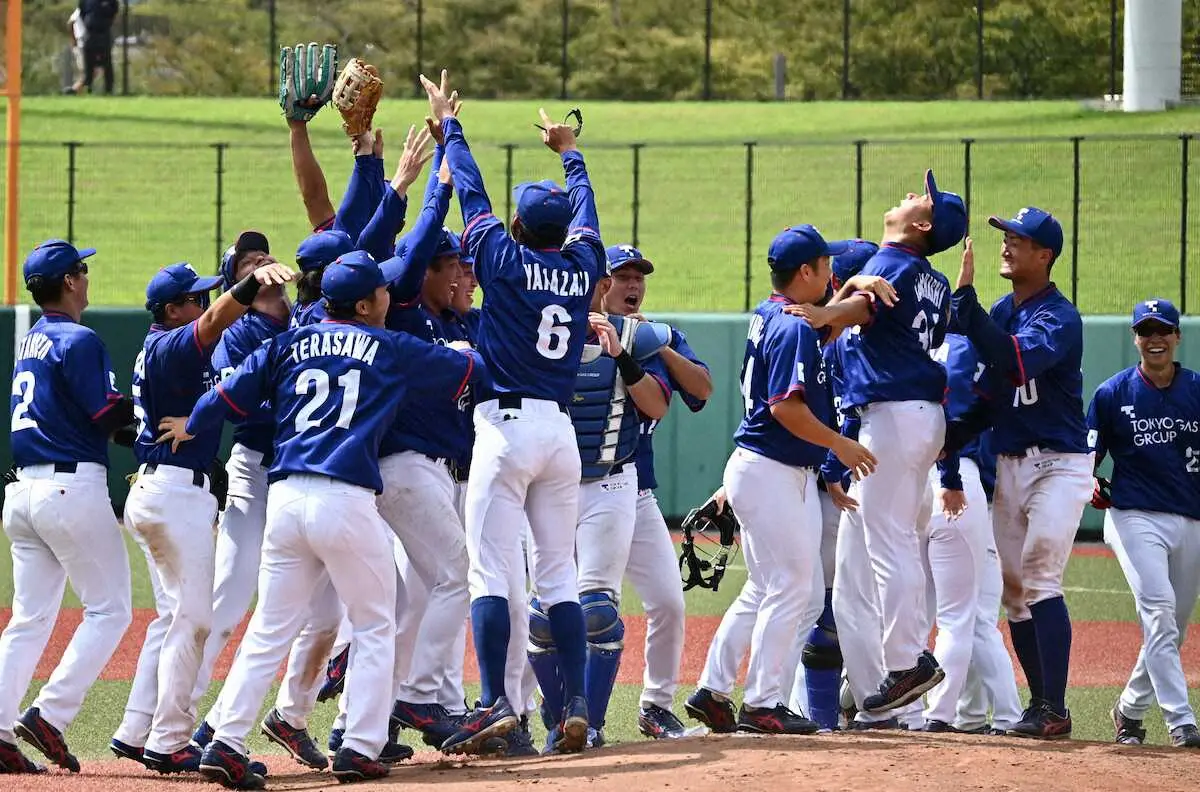 【画像・写真】【社会人野球日本選手権】東京ガスが日本選手権出場　2番手・臼井が4回無失点で逆転呼び込む