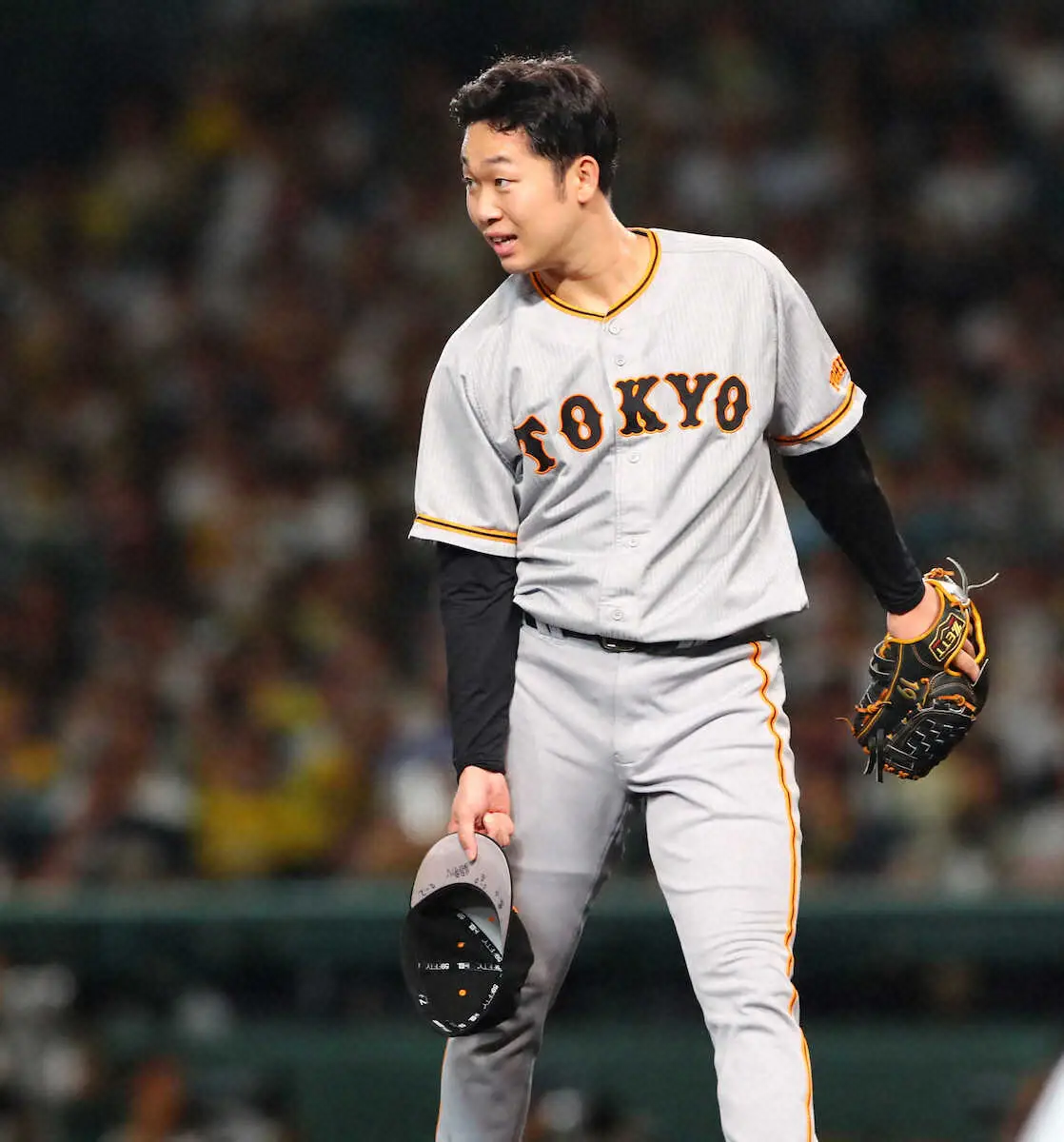 【画像・写真】巨人・山崎伊織　わずか3安打でプロ初完投も4敗目　初の2桁勝利に王手かけてから4戦足踏み