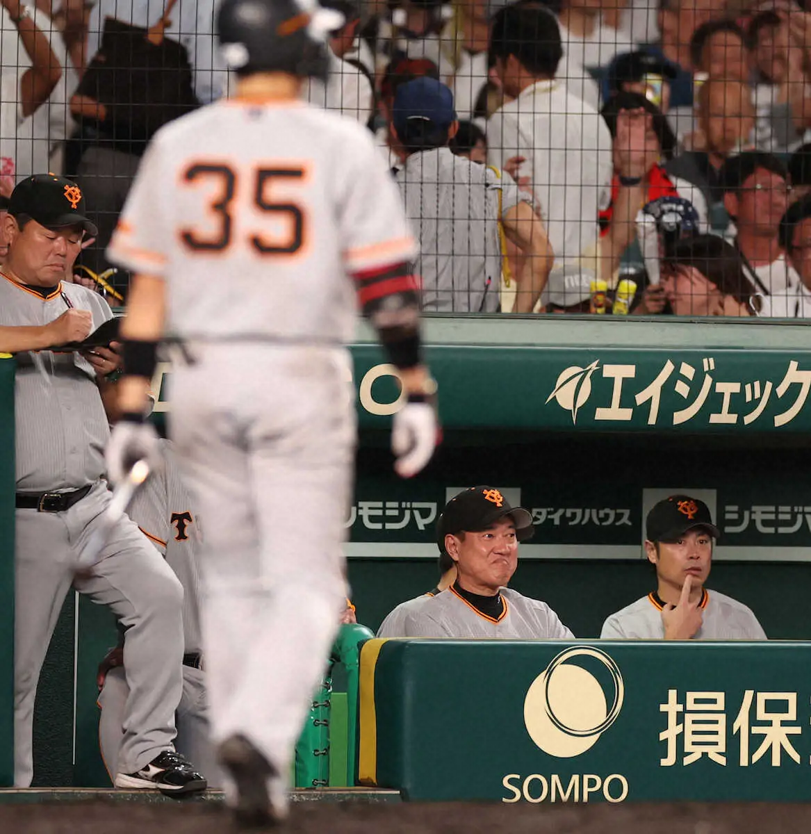 【画像・写真】巨人　わずか2安打で3年連続V逸決定…原監督「現実は現実と受け止めて」　二塁も踏めず「言葉が出ない」
