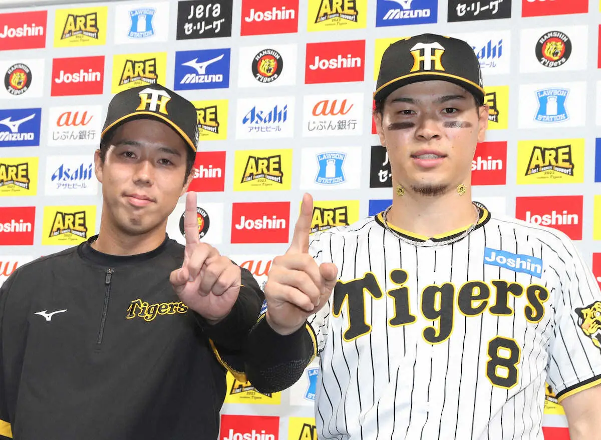 【画像・写真】青柳も絶叫「テル、最高～」　満塁弾の阪神・佐藤輝「風に負けないように頑張りました」