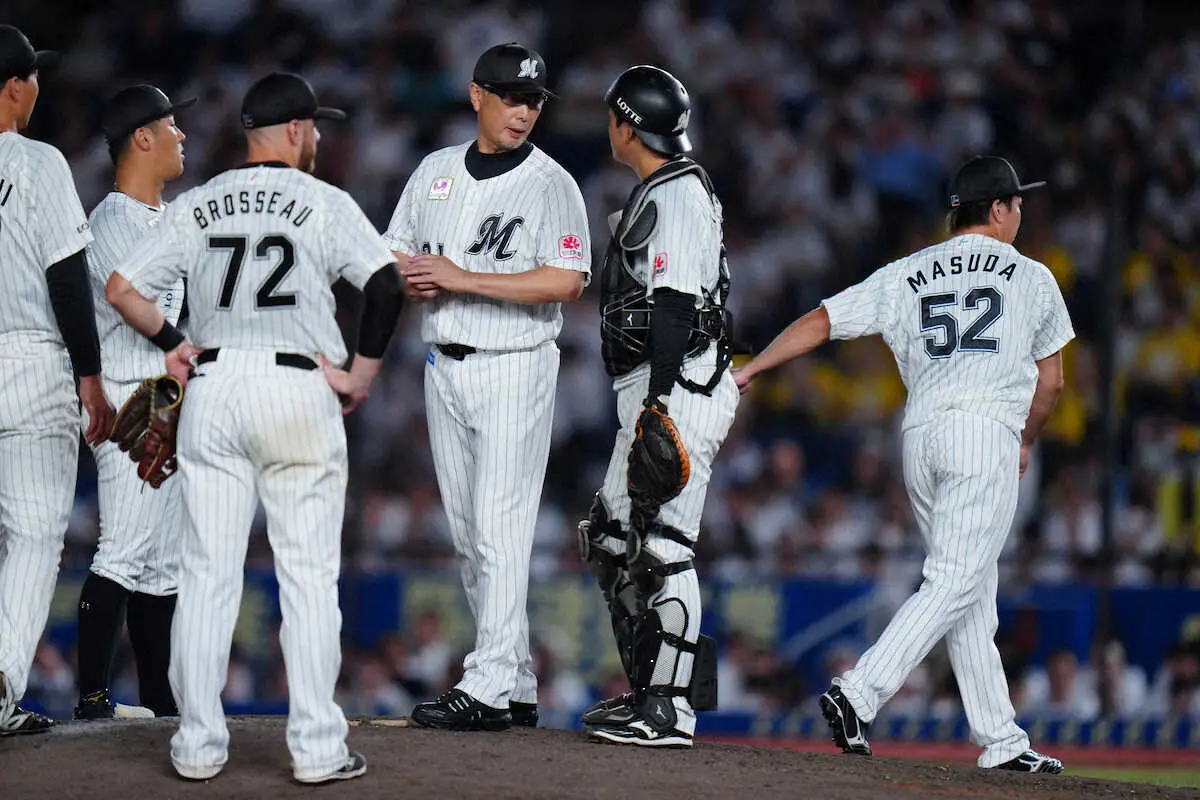 【画像・写真】ロッテ連勝ならず…守護神・益田が“誤算”9回1死も取れないまま降板、3安打3失点で5敗目